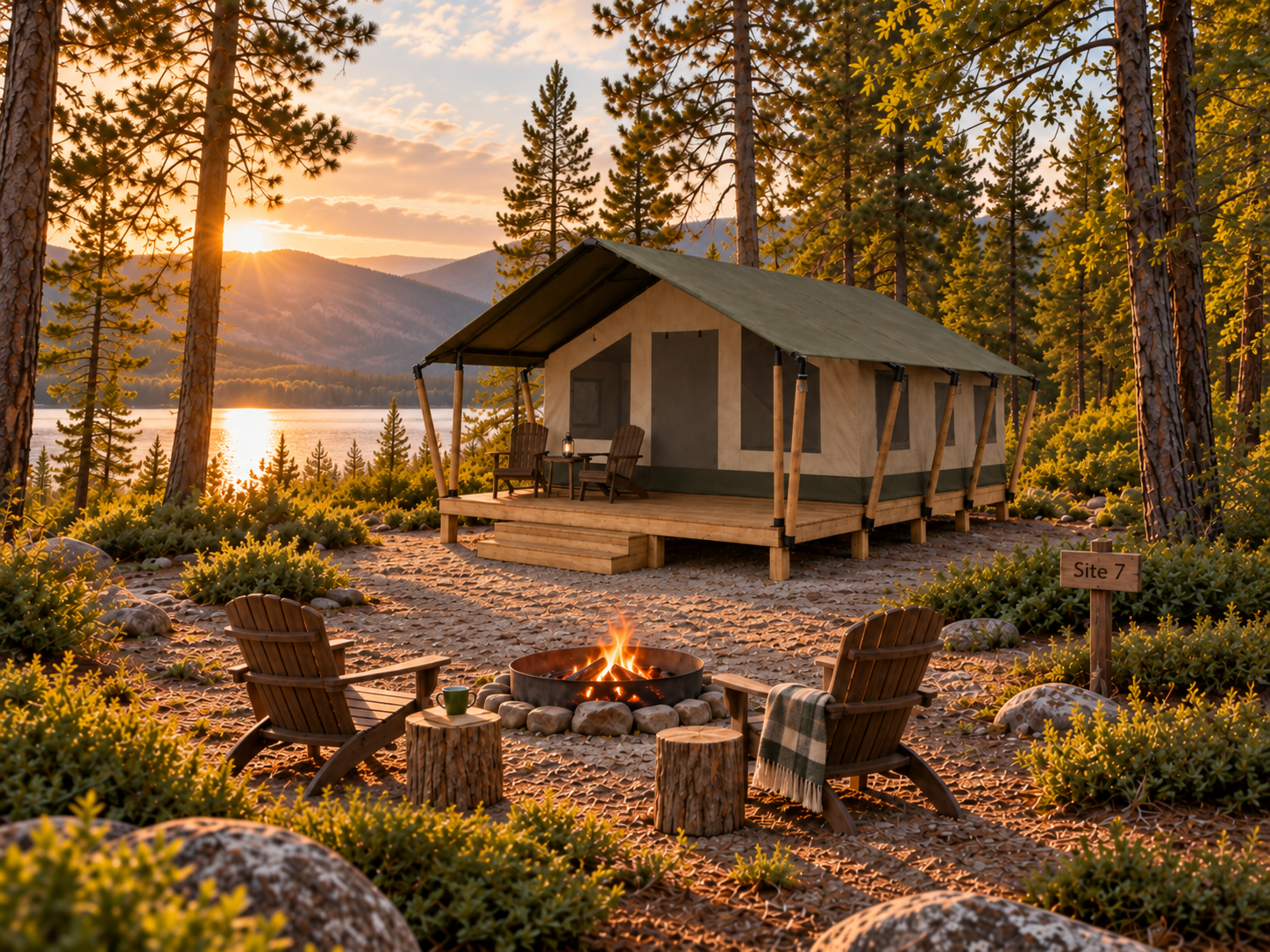 Acadia 20 glamping tent