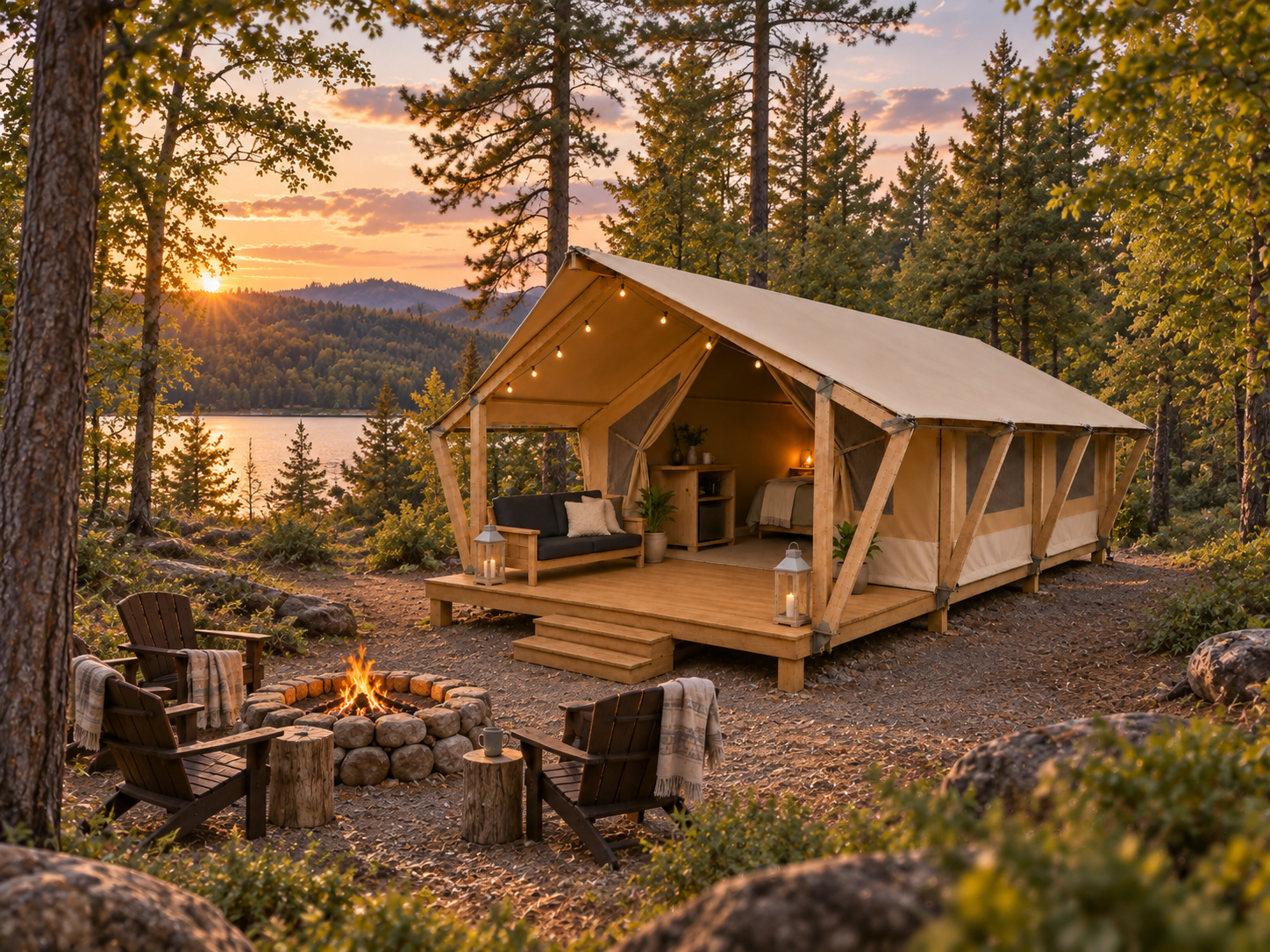 Glacier 12 glamping tent